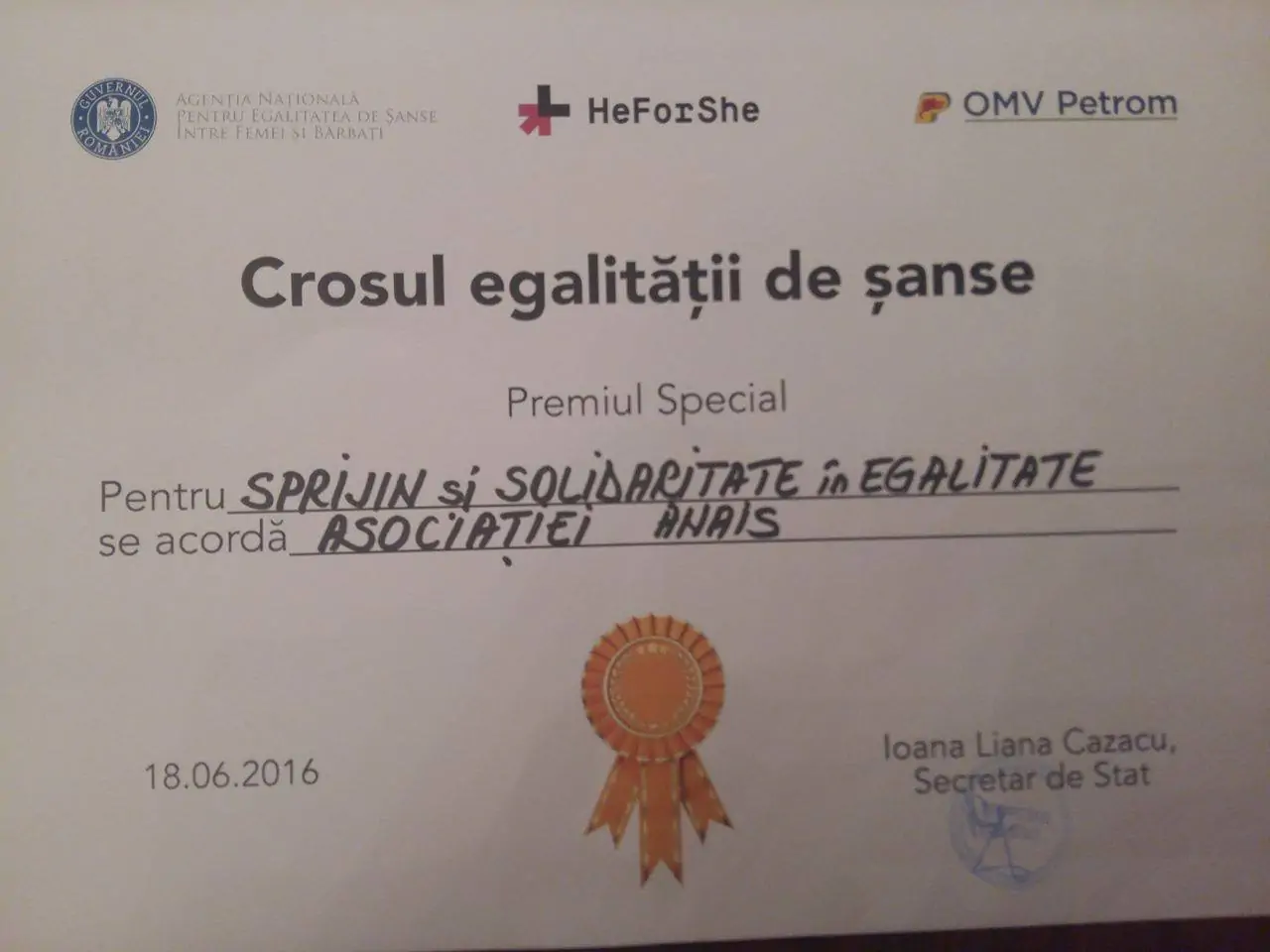 Crosul egalitatii de sanse